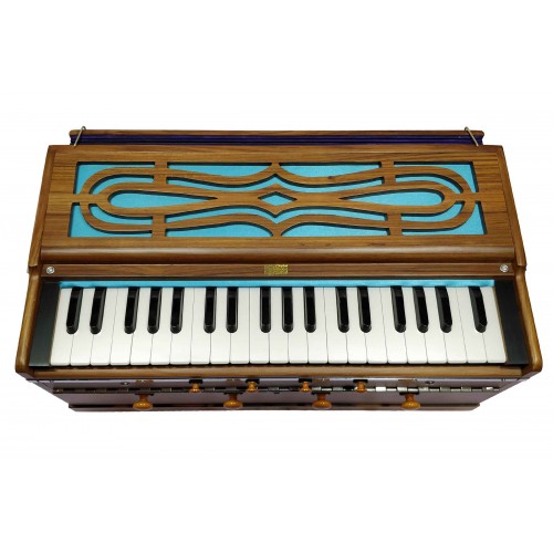 Harmonium Double Reed, 39 English Keys - Teak 